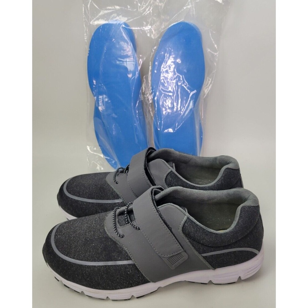 Stride Lite Freedom Diabetic Shoes Charcoal Gray 1336-GY-11 Womens 11 W Mens 10M